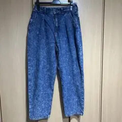 Lサイズ インディゴブルーデニムパンツ