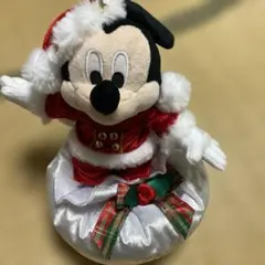 ディズニーストア　ミッキー　クリスマス　ぬいぐるみ