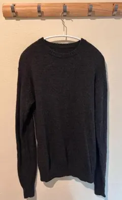 無印良品 メンズ メリノウール100% クルーネックセーター L