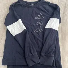 adidas 長袖カットソー 130cm ネイビー