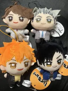 ハイキュー‼ ぬいぷりけmini～制服vol.1～ 全4種 コンプリート