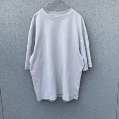 2574【ユニクロU】S♡エアリズム 七分袖カットソー オーバーサイズ