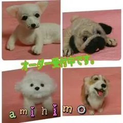 羊毛フェルト☆リアルワンちゃん！羊毛オーダー受付中。