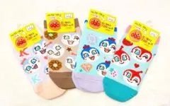 アンパンマン 靴下 4足セット ドキンちゃん コキンちゃん