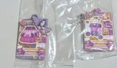 アイカツ！×プリパラ だれでもアクリルチャーム1 大地のの 白樺リサ セット