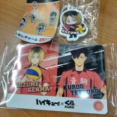 孤爪研磨　くら寿司　めじるしチャーム　ハイキュー　カード　音駒　ビッくらポン