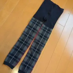 キッズ　タイツ　スパッツ　レギンス　120cm 男女兼用　チェック