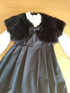 anyFAM エニーファム　ファーボレロ　黒　100 110 120