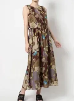 美品ムルーアmurua フルーツ柄ロングワンピース