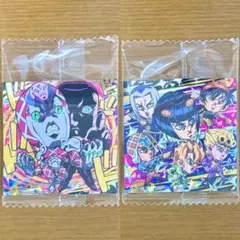 ジョジョシールウエハース5部1 パッショーネボス 護衛チーム JJR 2枚セット