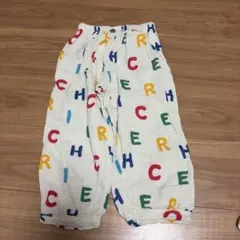 アルファベット柄 パンツ 100センチ　バースデイ カラフル