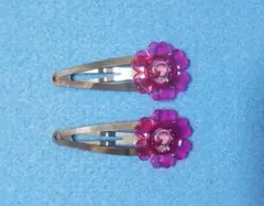 おジャ魔女どれみ 瀬川おんぷヘアクリップ 2個 当時もの 希少