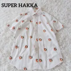 SUPER HAKKA さくらんぼ柄 総柄 半袖 コットンシャツのサムネイル
