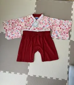 タグ付き美品 袴ロンパース 90cm Catherine Cottage 花柄