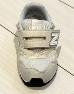 New Balance 313 ホワイト ベビーシューズ 片方(左)