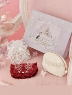 Risa Magli リサマリ クリスマス限定ノベルティポーチ　全3点セット