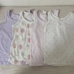 UNIQLO コットンメッシュタンクトップ 4枚セット 80cm ベビー 女の子