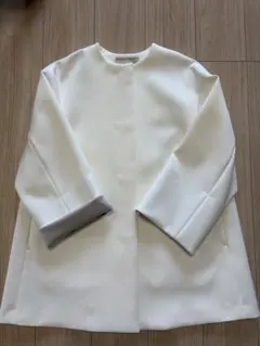 UNITED ARROWS ホワイト ロングコート