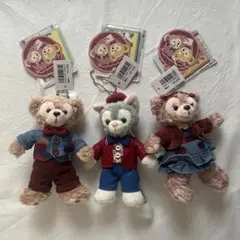 ダッフィー シェリーメイ ジェラトーニ ぬいぐるみバッジ 2016 新品