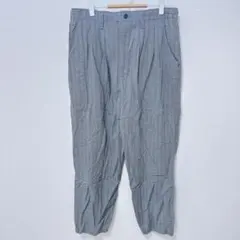 Lee Casuals M グレー ワイドパンツ 柄 リー カジュアル 12