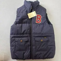 DOUBLE B ダウンベスト 130 ネイビー