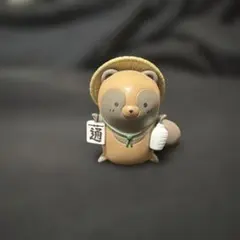 タヌキとキツネ タヌキの置物 とっくりタヌキとキツネの置物 피규어