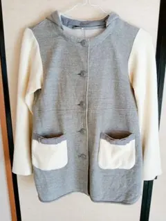 組曲フード付きグレーコート １５０