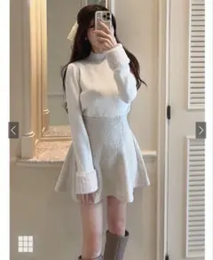 インパン裏地付きツイードスパンコールミニスカート[ta168]