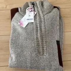 最終値下げ！新品！[JHIJSC] ニット セーター メンズ 長袖 厚手 裏起毛