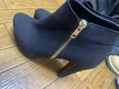 Esperanza ショートブーツ黒色，サイズ:S( 22cm)