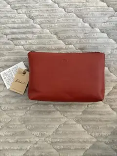 Dakota ポーチ レッド レザー