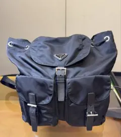 ド*ー様 PRADA プラダ ブラック ナイロン リュック　バックパック