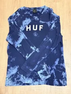 HUF ハフ ダークブルー タイダイ柄 ロンTのサムネイル
