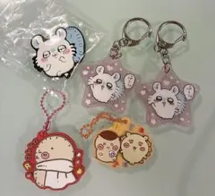 モモンガ ラッコ くりまんじゅう ラッコ シーサー アクリル ラバーキーホルダー