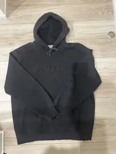 carhartt ブラック フード付きパーカー