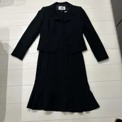 11号サイズ ブラックスーツ ジャケットとスカートセット