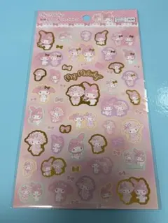 箔押しシール マイメロディ サンリオ