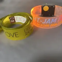 EIGHT-JAM FES エイトジャムフェス LEDリストバンド　銀テ