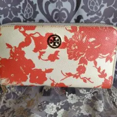 TORY BURCH 長財布 花柄 ラウンドファスナーのサムネイル