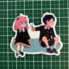 防水ステッカー　SPY×FAMILY アーニャ　ダミアン　アニメキャラ