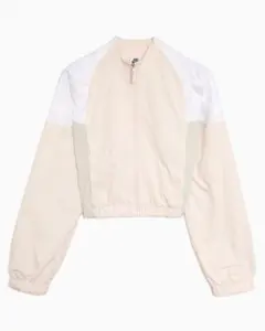 Nike クロップドジャケット クリーム色