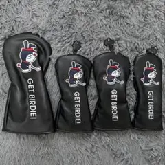 【新品】4点セットドラえもん ゴルフクラブヘッドカバー 1+FW+FW+UT