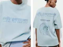 ZARA daily garment 水色 オーバーサイズ Tシャツのサムネイル