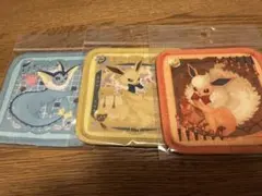 イーブイコレクション　ブースター　シャワーズ　サンダース　コースター