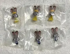 ディズニー ズートピア めじるしアクセサリー2 ジュディ 6個セット