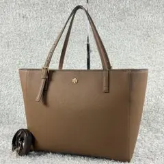 ✨極美品✨トリーバーチ エマーソン 2way トートバッグ ブラウン レザー ✨極美品✨トリーバーチ エマーソン 2way トートバッグ ブラウン