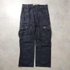 リーバイス　古着　カーゴパンツ　迷彩　ブラック　W32 L32のサムネイル
