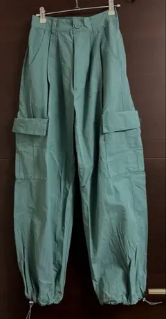 カーゴパンツ ブルー 水色