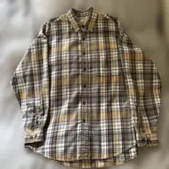 【80〜90s】エディーバウアー チェック柄 フランネルシャツ
