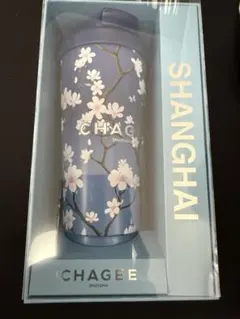CHAGEE 霸王茶姫タンブラー ブルー 花柄 ストロー付き - メルカリ
